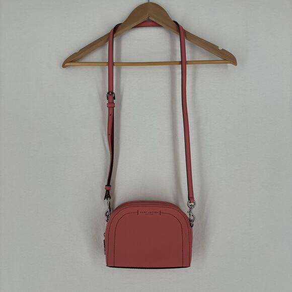 Marc Jacobs Playback Half Moon Small Crossbody Bag Pink - Picture 2 of 11